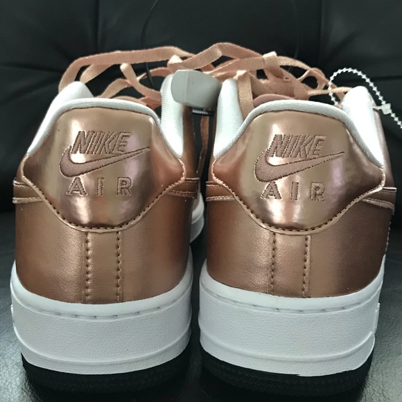 Air Force 1 Rose Gold Metallic Size 7y women’s 8.5 - Picture 7 of 7